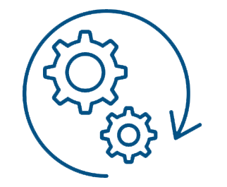 An icon representing customized integration