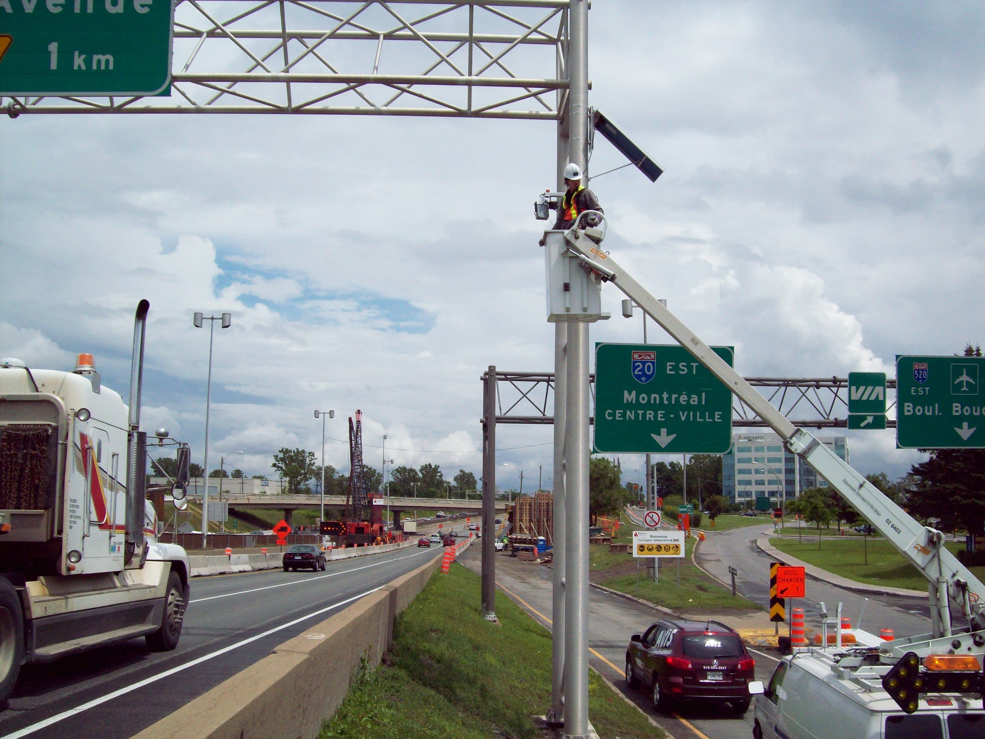 Monitoring du trafic routier à Montréal