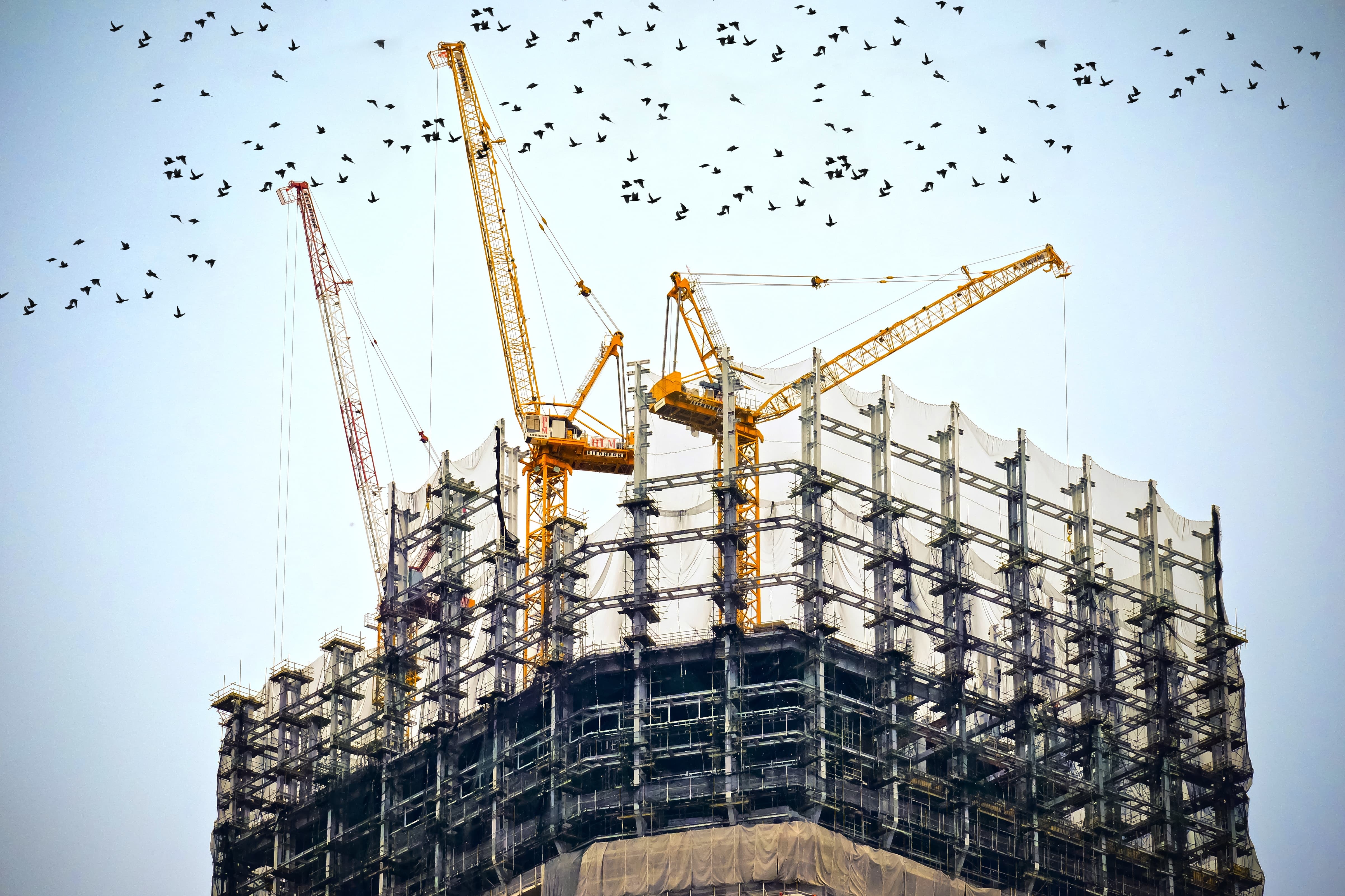 Surveillance de la vibration d'un gratte-ciel en construction